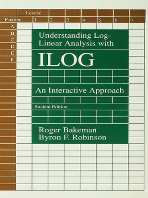 cover image of Understanding Log-linear Analysis With Ilog